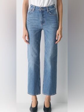 FLASH SALE***
 Denim Forum Arlo High Rise Straight Leg Jeans Size 23 Like NEW